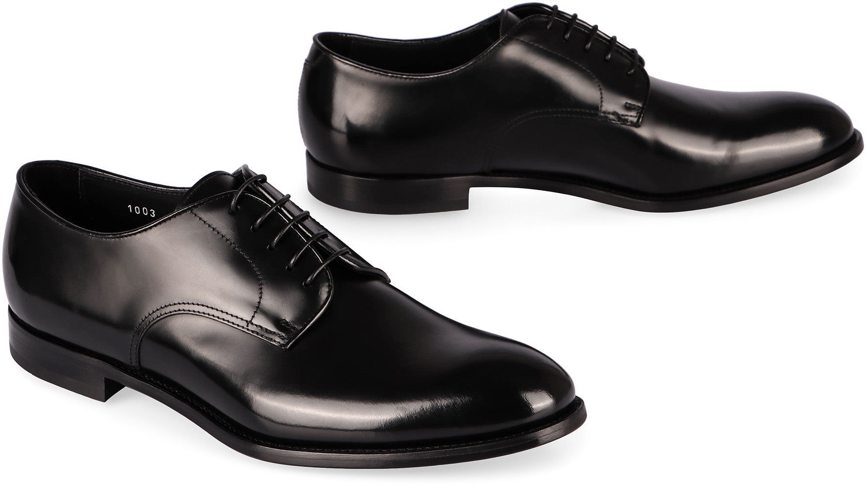 DOUCAL'S Smooth Leather Lace-Up Shoes for Men