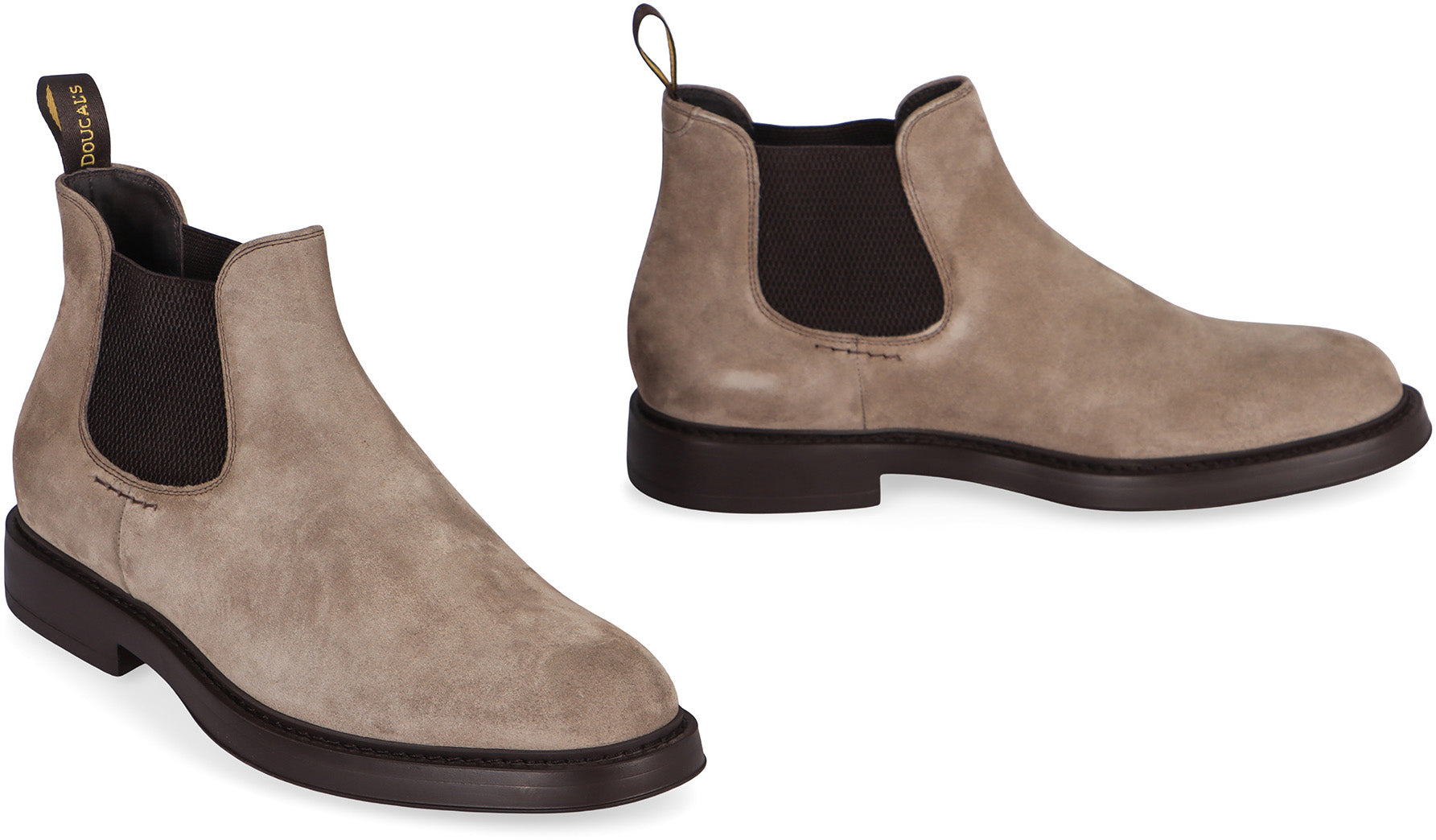 DOUCAL'S Suede Chelsea Boots for Men - Timeless Elegance