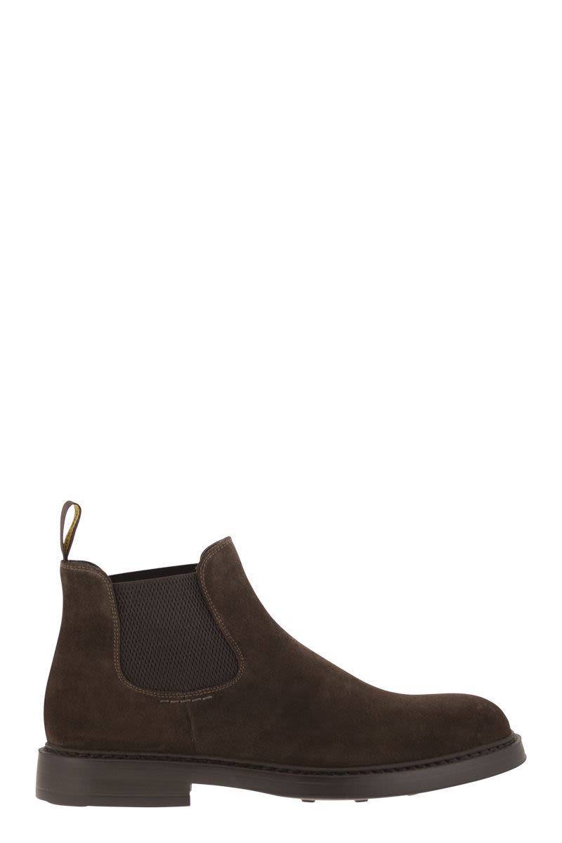 DOUCAL'S Suede Chelsea Boot for Men