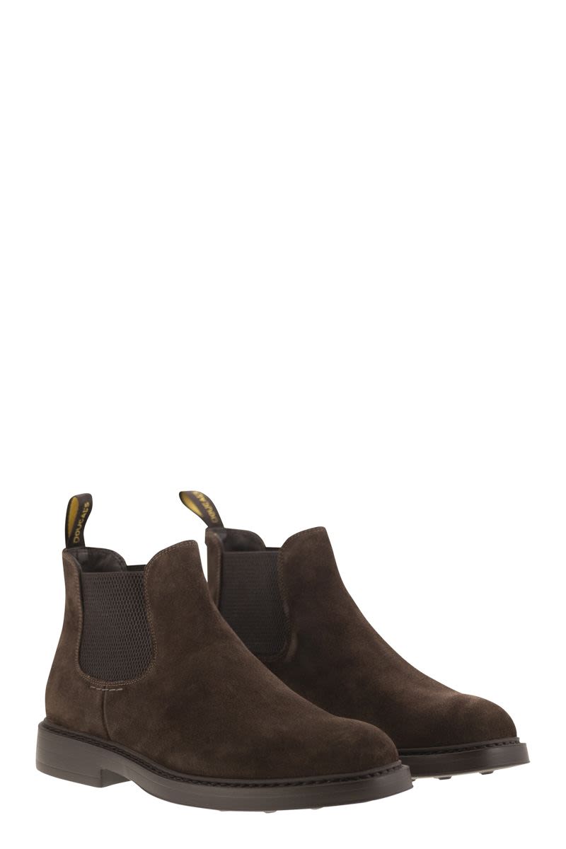 DOUCAL'S Suede Chelsea Boot for Men