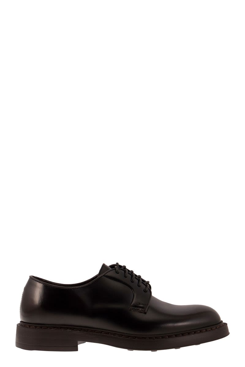 DOUCAL'S Men's Leather Derby Lace-Up Dress Shoes