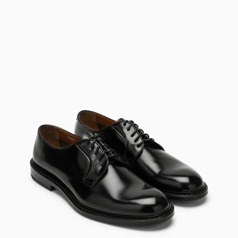 DOUCAL'S Low Leather Lace-Up Shoes for Men