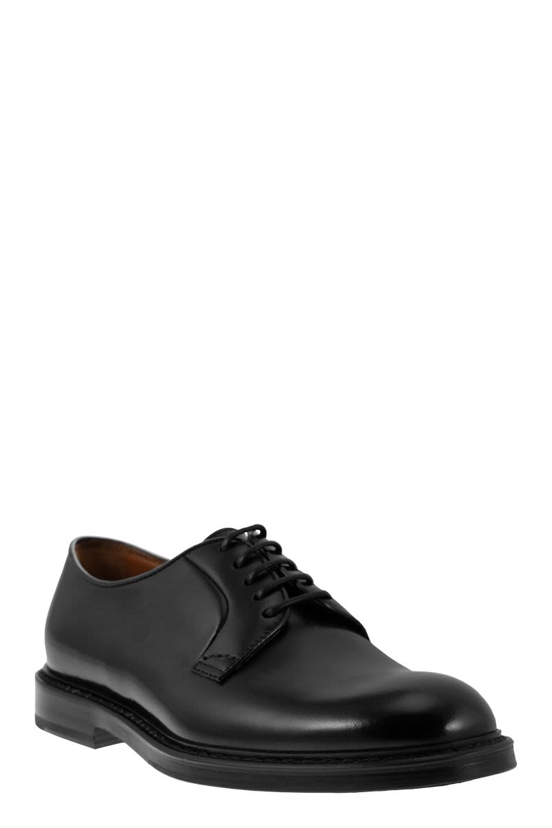 DOUCAL'S Derby Dress Shoes 5-Hole Lace-Up