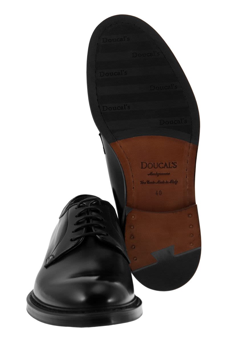 DOUCAL'S Derby Dress Shoes 5-Hole Lace-Up