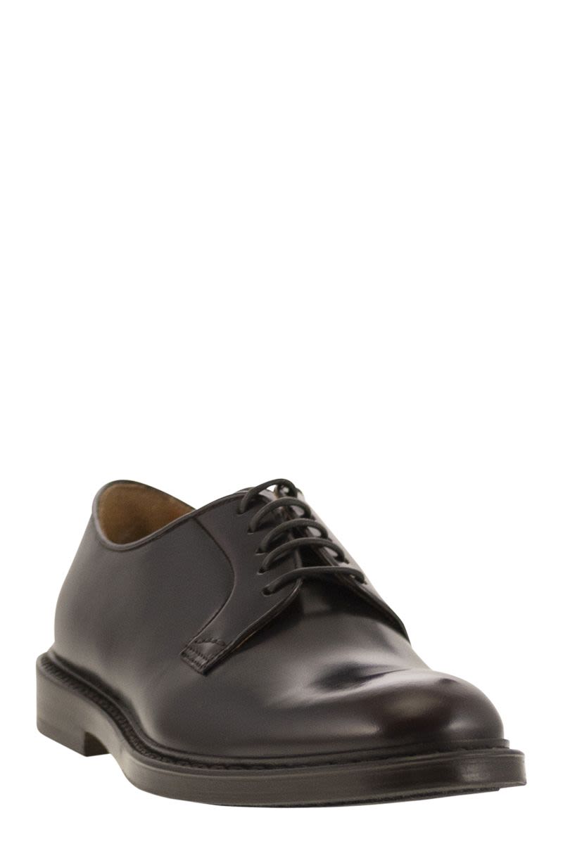 DOUCAL'S Five-Hole Lace-Up Derby Dress Shoes