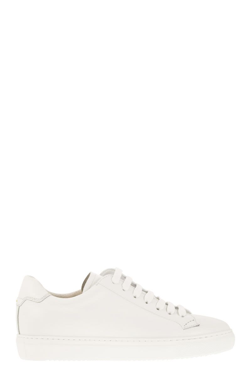 DOUCAL'S Smooth Leather Trainers with Memory Foam Insole