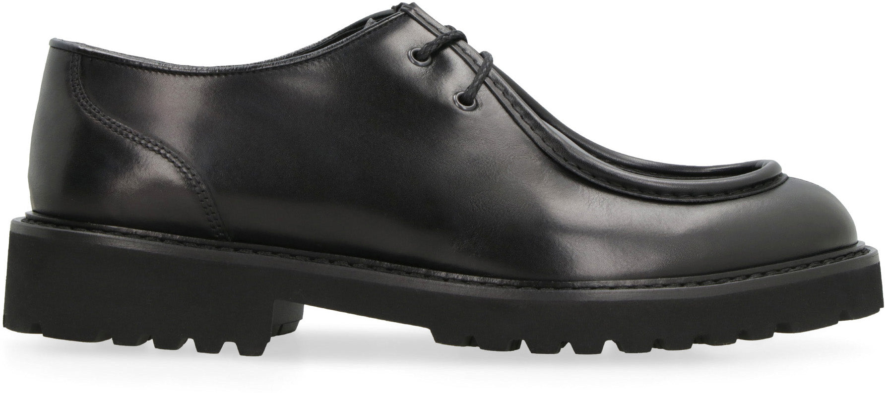 DOUCAL'S Leather Lace-Up Shoes for Men - FW23