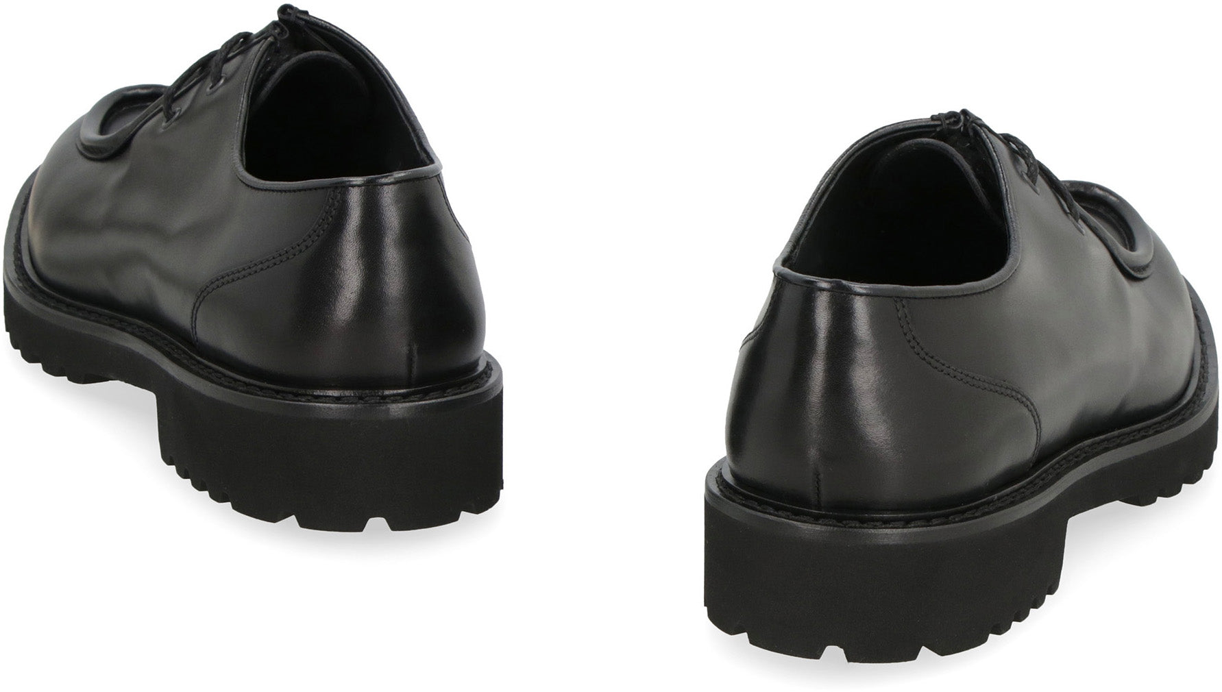 DOUCAL'S Leather Lace-Up Shoes for Men - FW23