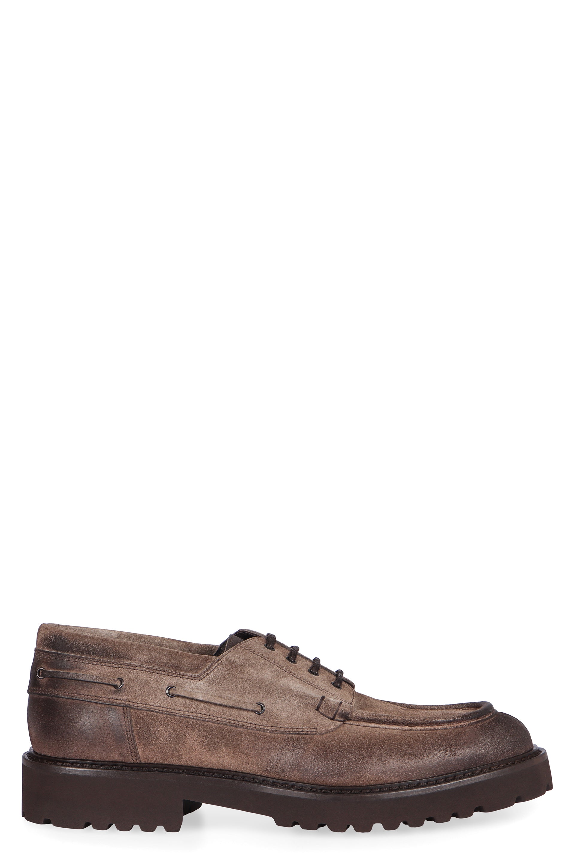 DOUCAL'S Leather Lace-Up Shoes for Men
