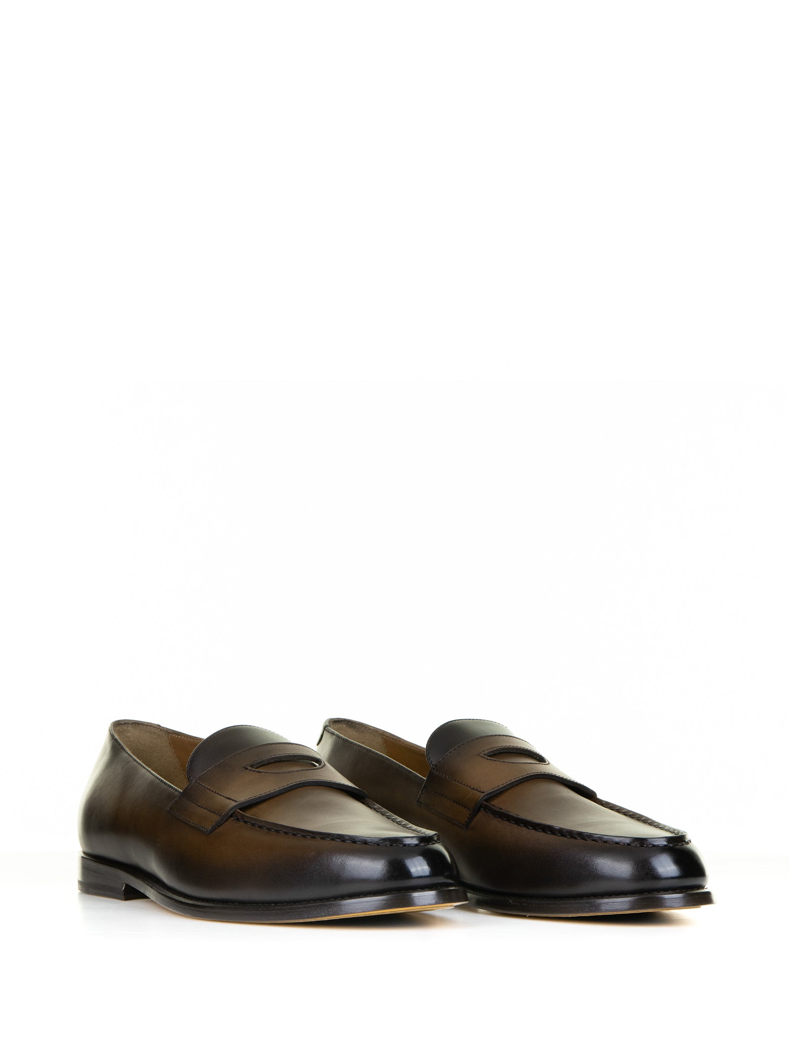 DOUCAL'S Men's Leather Moccasin Shoes
