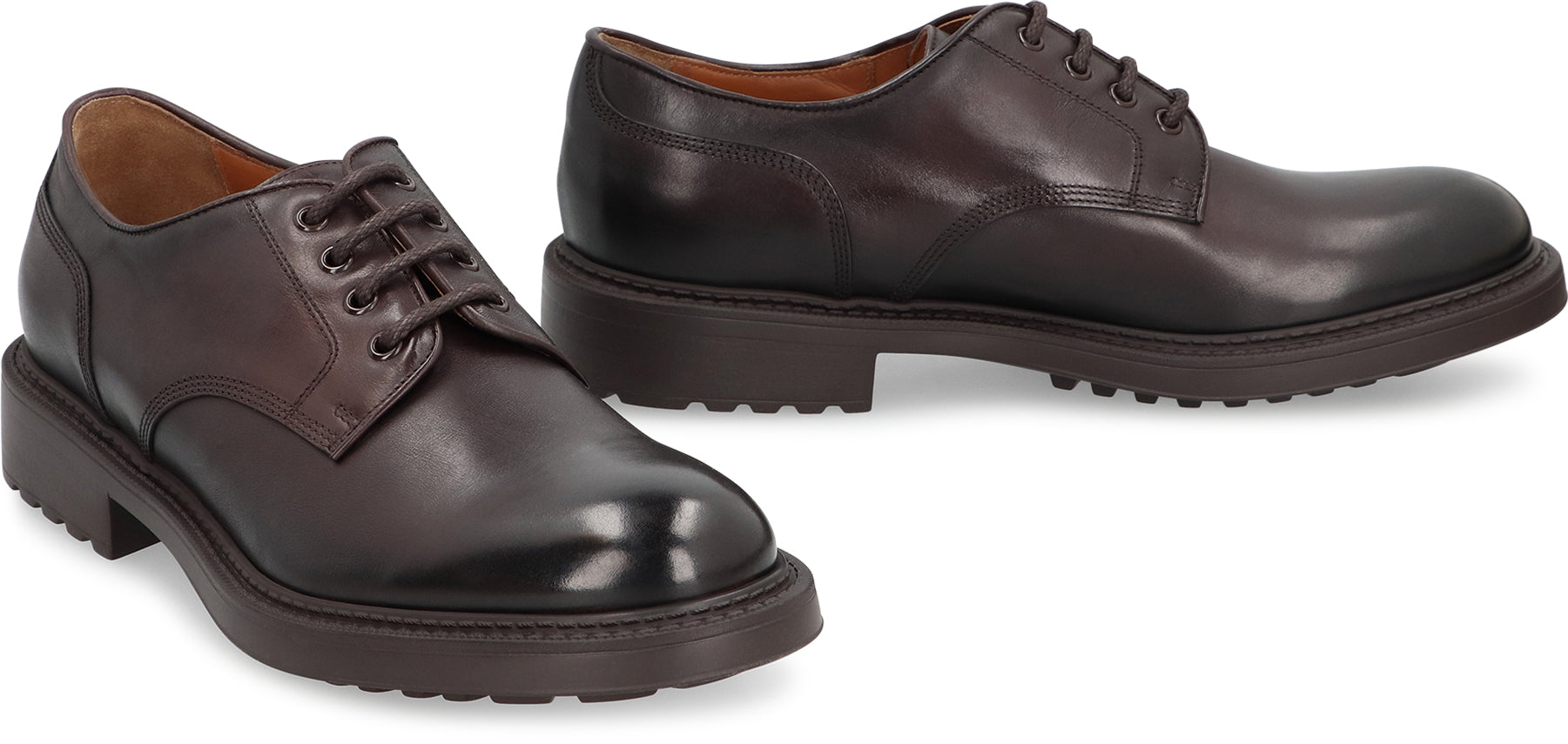 DOUCAL'S Men's Leather Lace-Up Shoes