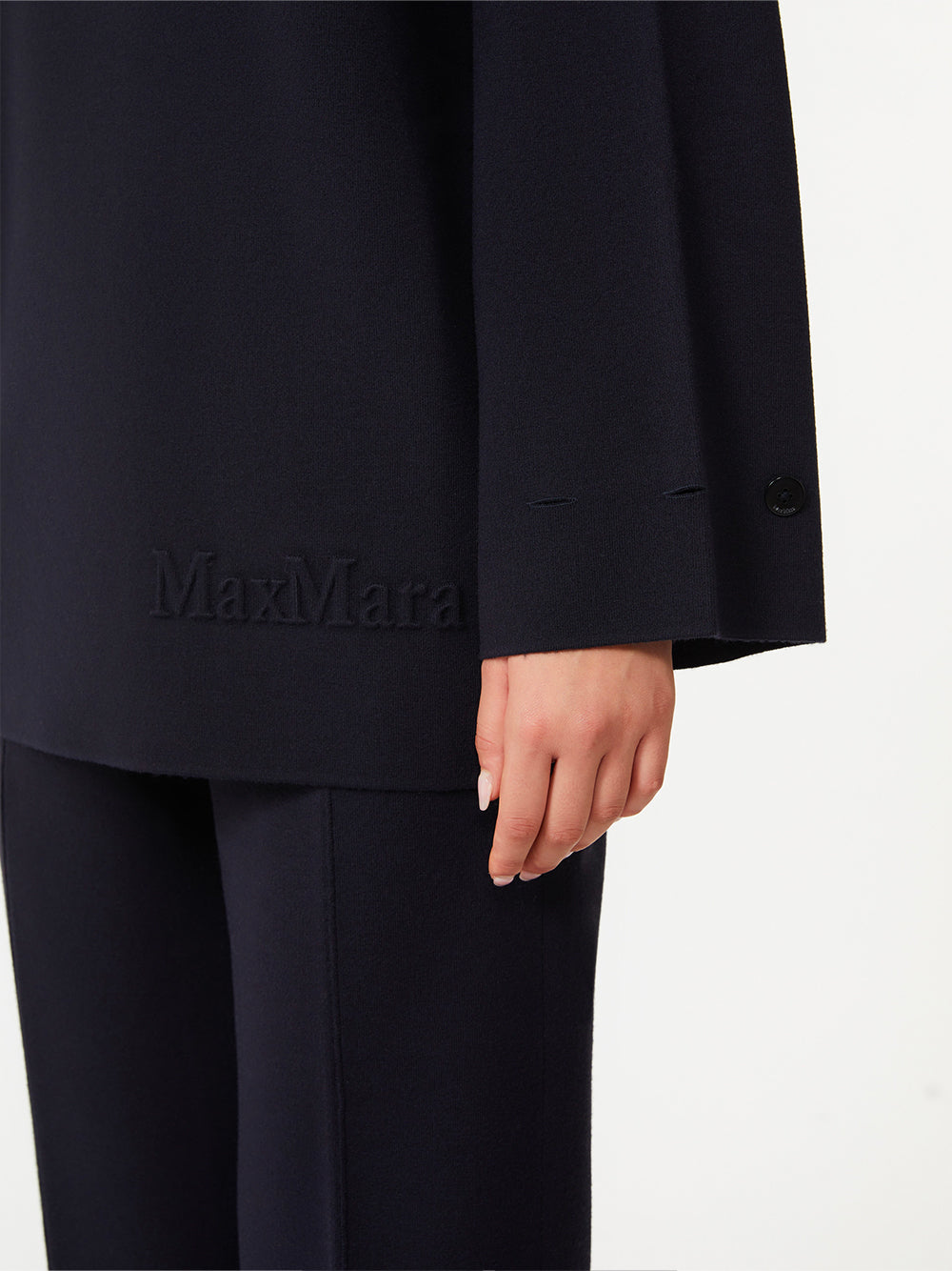 MAX MARA Oversized Sweater in Viscose and Wool Yarn