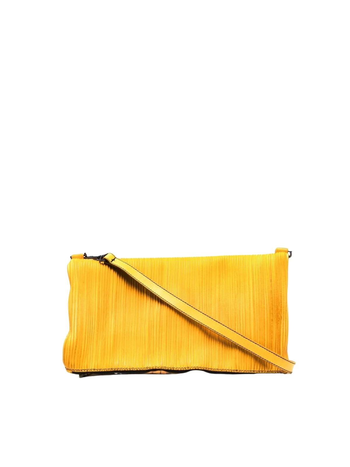 NUMERO 10 Mini Pleated Lurex Clutch