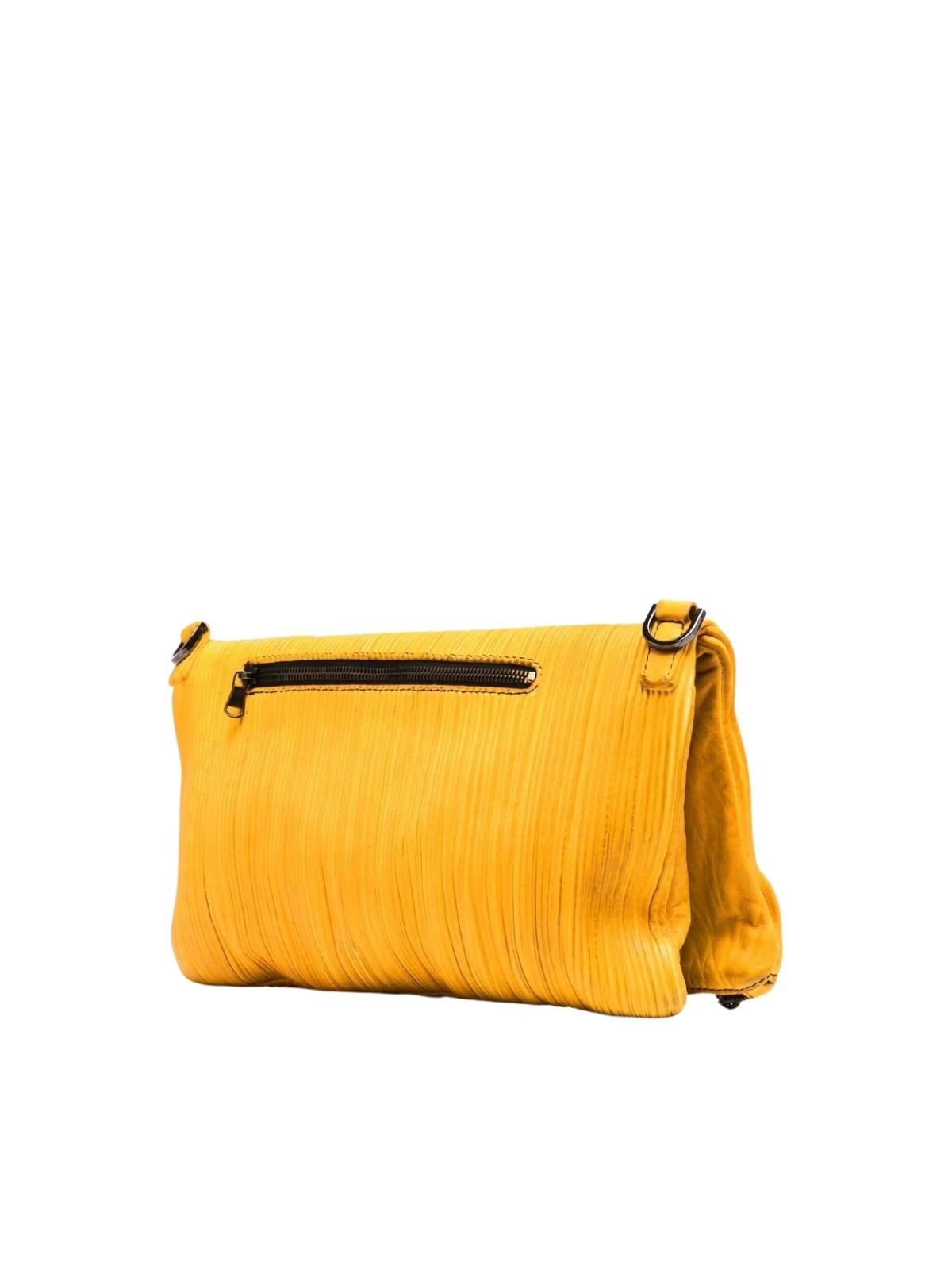 NUMERO 10 Mini Pleated Lurex Clutch
