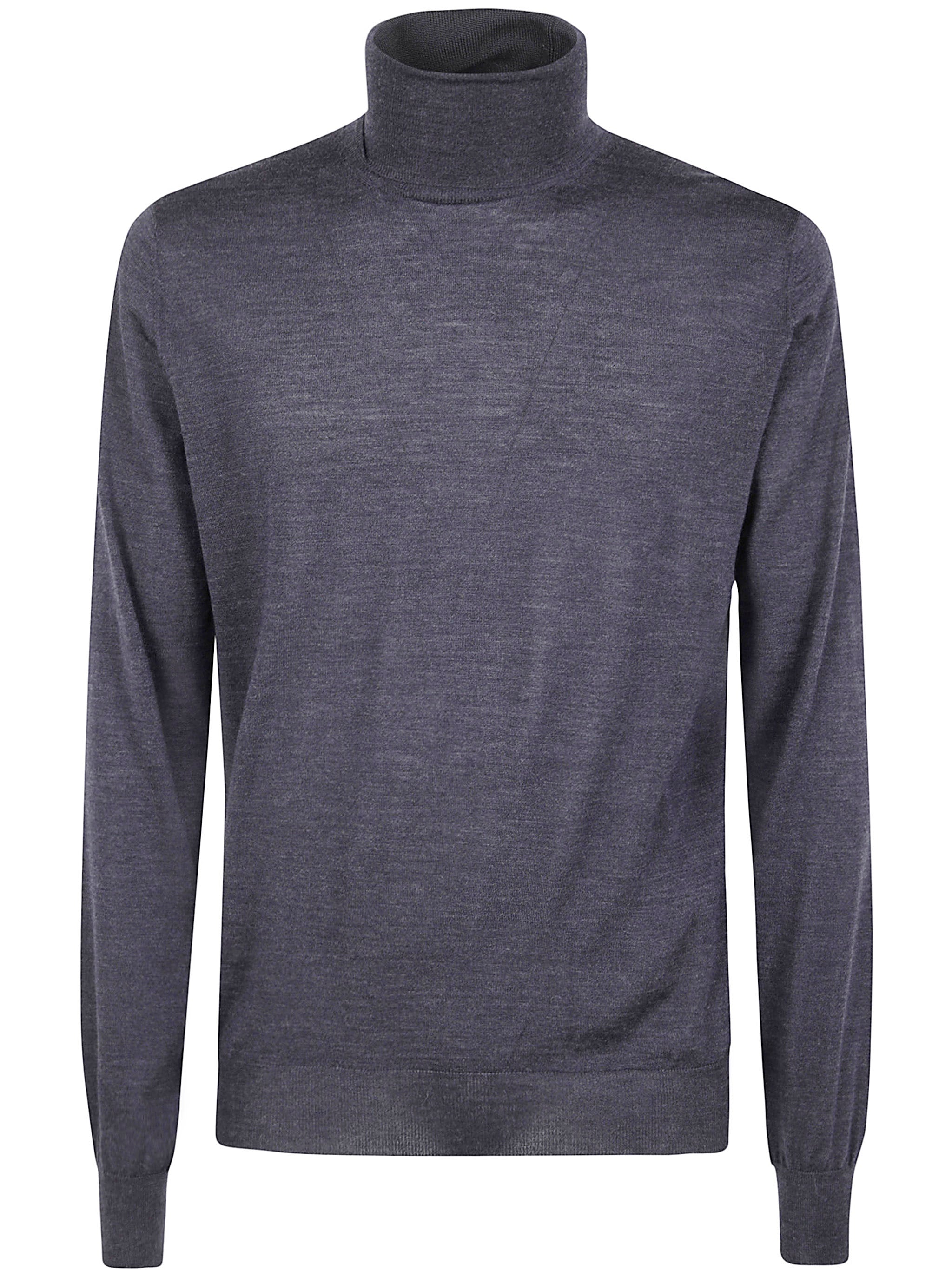 FILIPPO DE LAURENTIIS Men's Turtle Neck Sweater - Merino 100% Virgin Wool