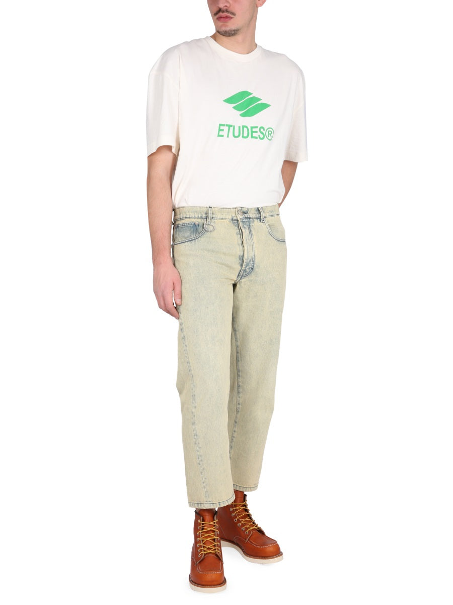 ETUDES STUDIO Five Pocket Organic Cotton Jeans for Men