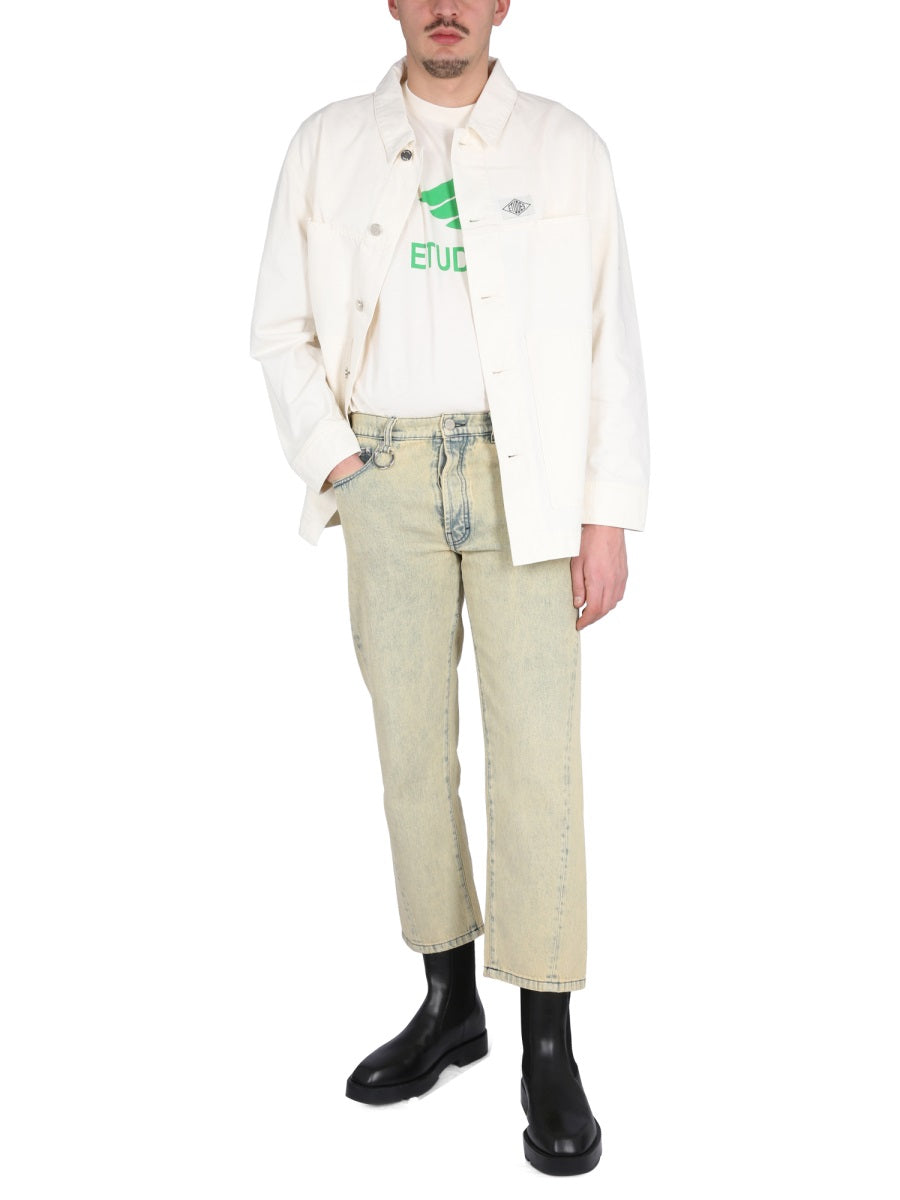 ETUDES STUDIO Classic Cotton Shirt Jacket for Men