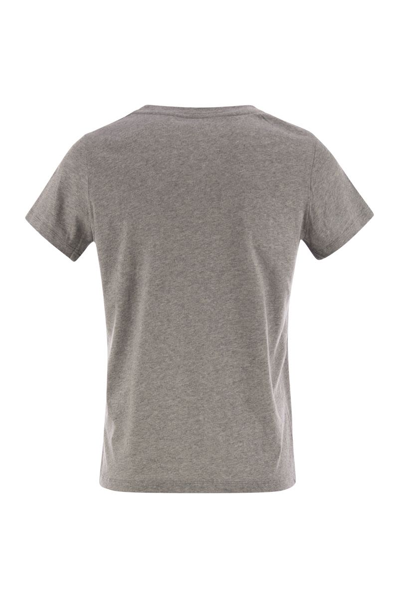 MAJESTIC Slim Fit Crew-Neck Cotton T-Shirt