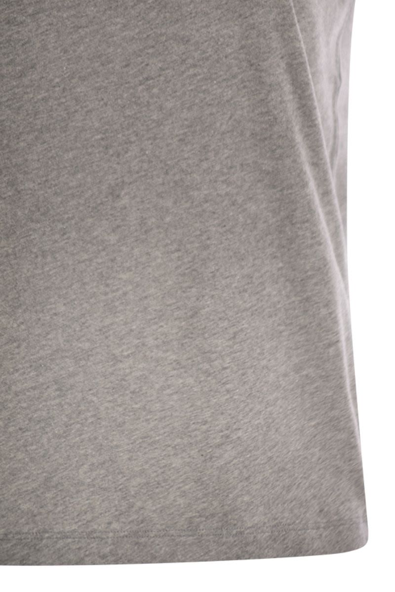 MAJESTIC Slim Fit Crew-Neck Cotton T-Shirt