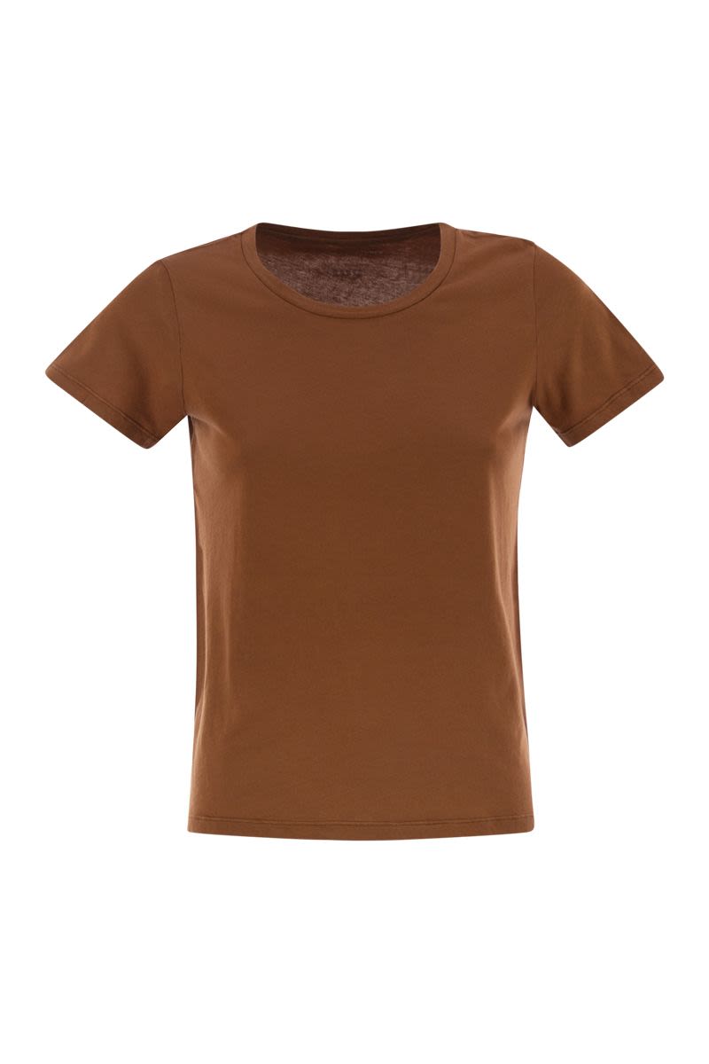 MAJESTIC Essential Crew-Neck Short-Sleeved T-Shirt