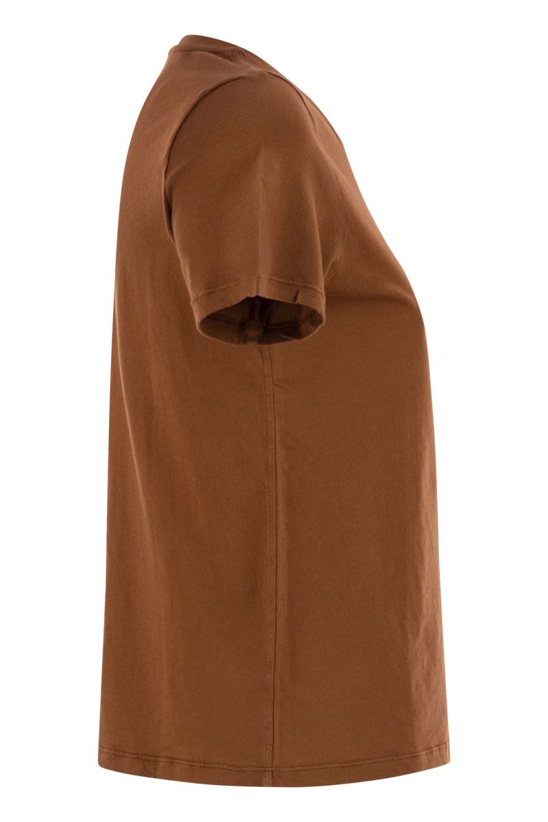 MAJESTIC Essential Crew-Neck Short-Sleeved T-Shirt