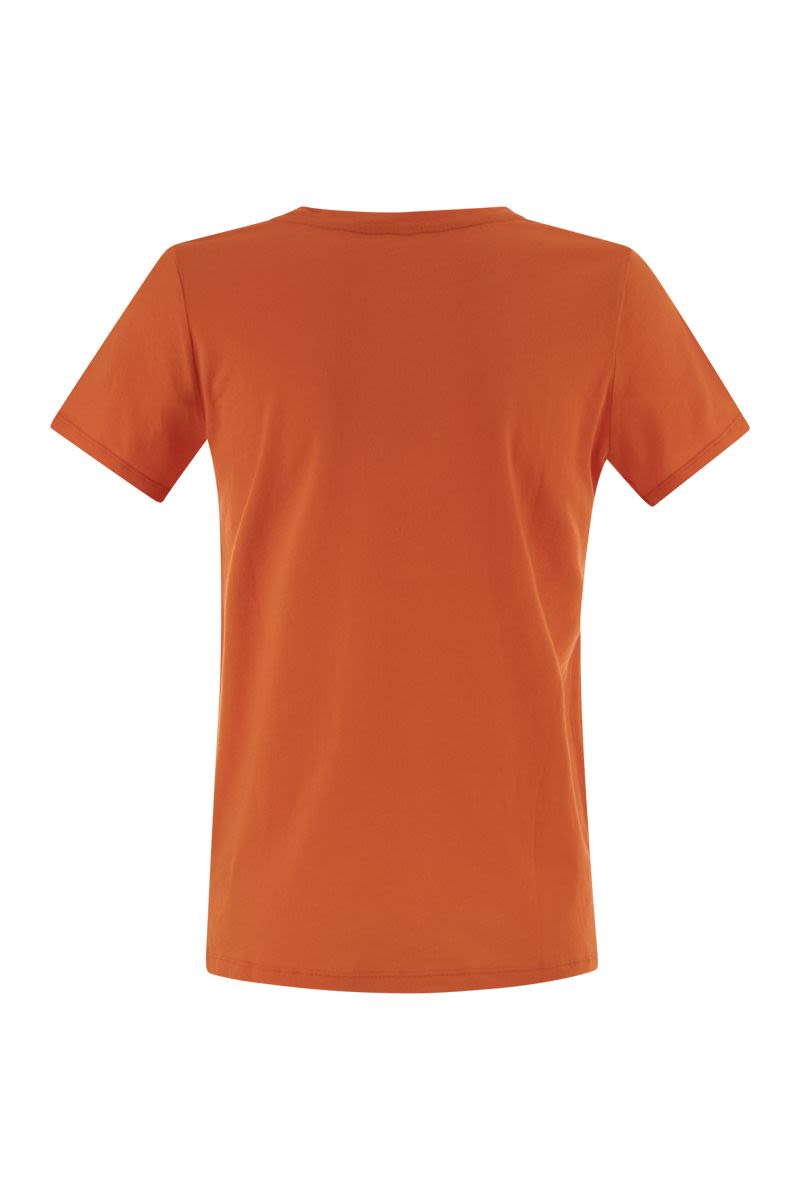 MAJESTIC Essential Crew-Neck Short-Sleeved T-Shirt