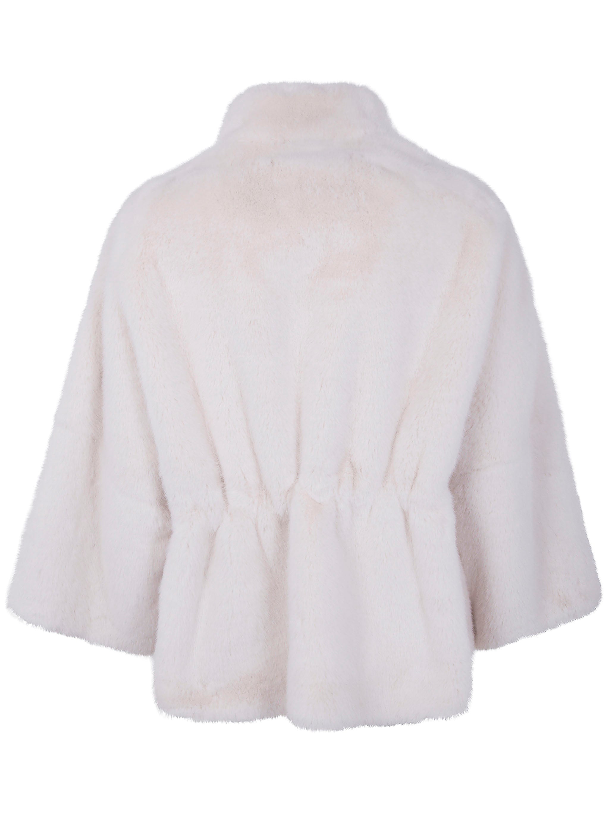 VALENTINI 1972 Mini Eco Mink Short Faux Fur Coat