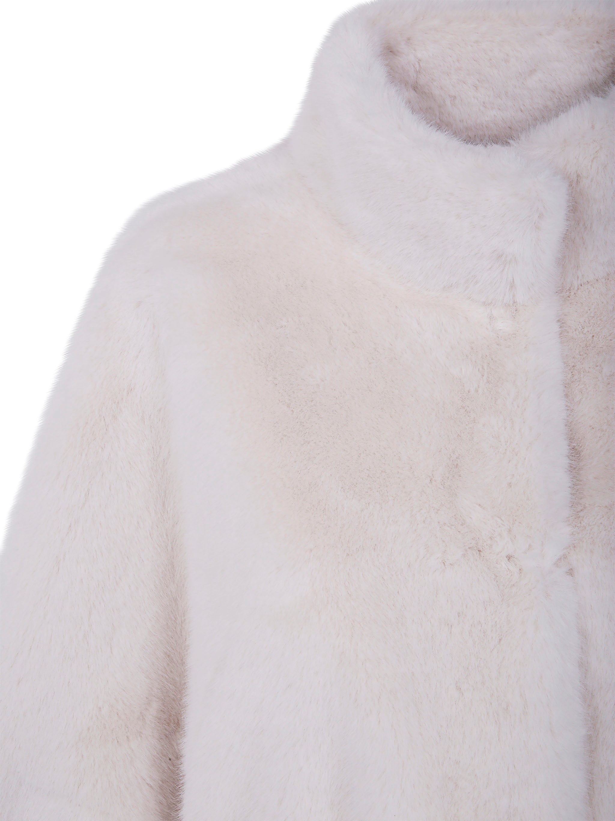 VALENTINI 1972 Mini Eco Mink Short Faux Fur Coat