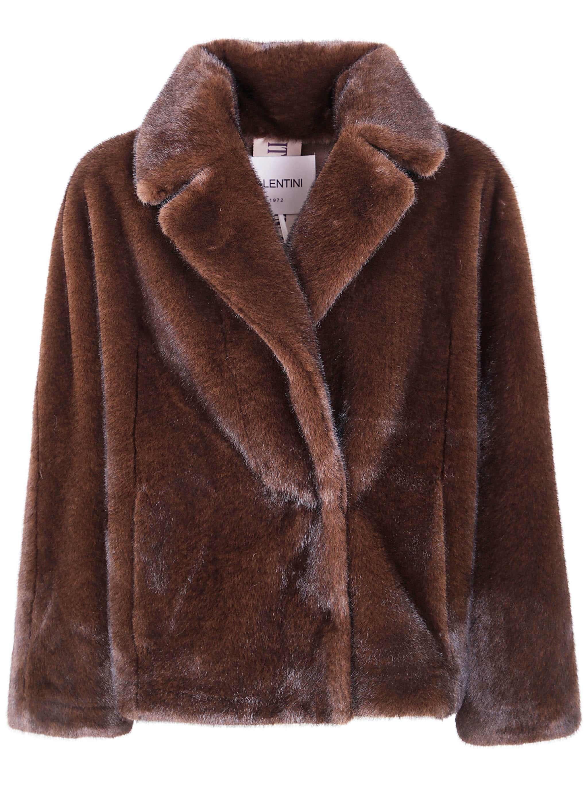 VALENTINI 1972 Mini Eco Mink Short Faux Fur Jacket