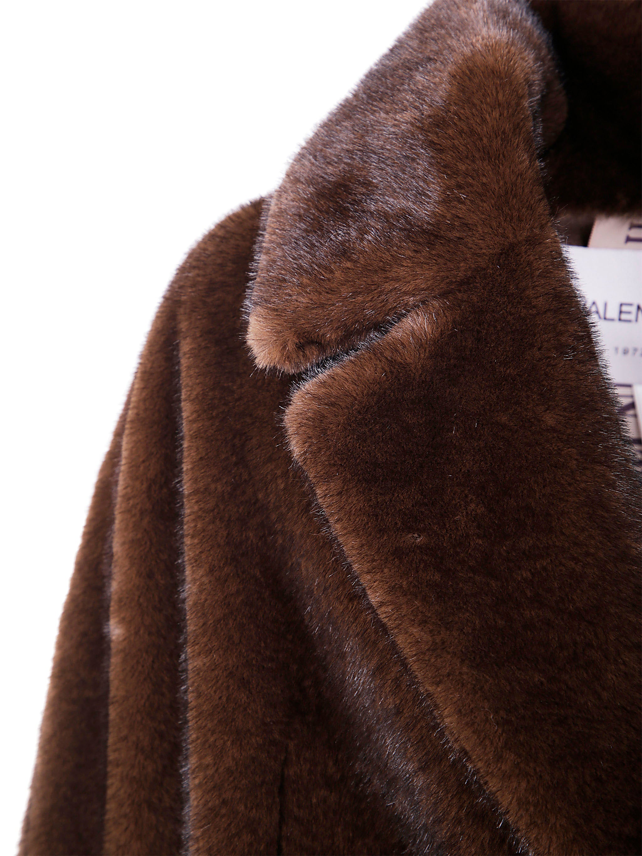 VALENTINI 1972 Mini Eco Mink Short Faux Fur Jacket