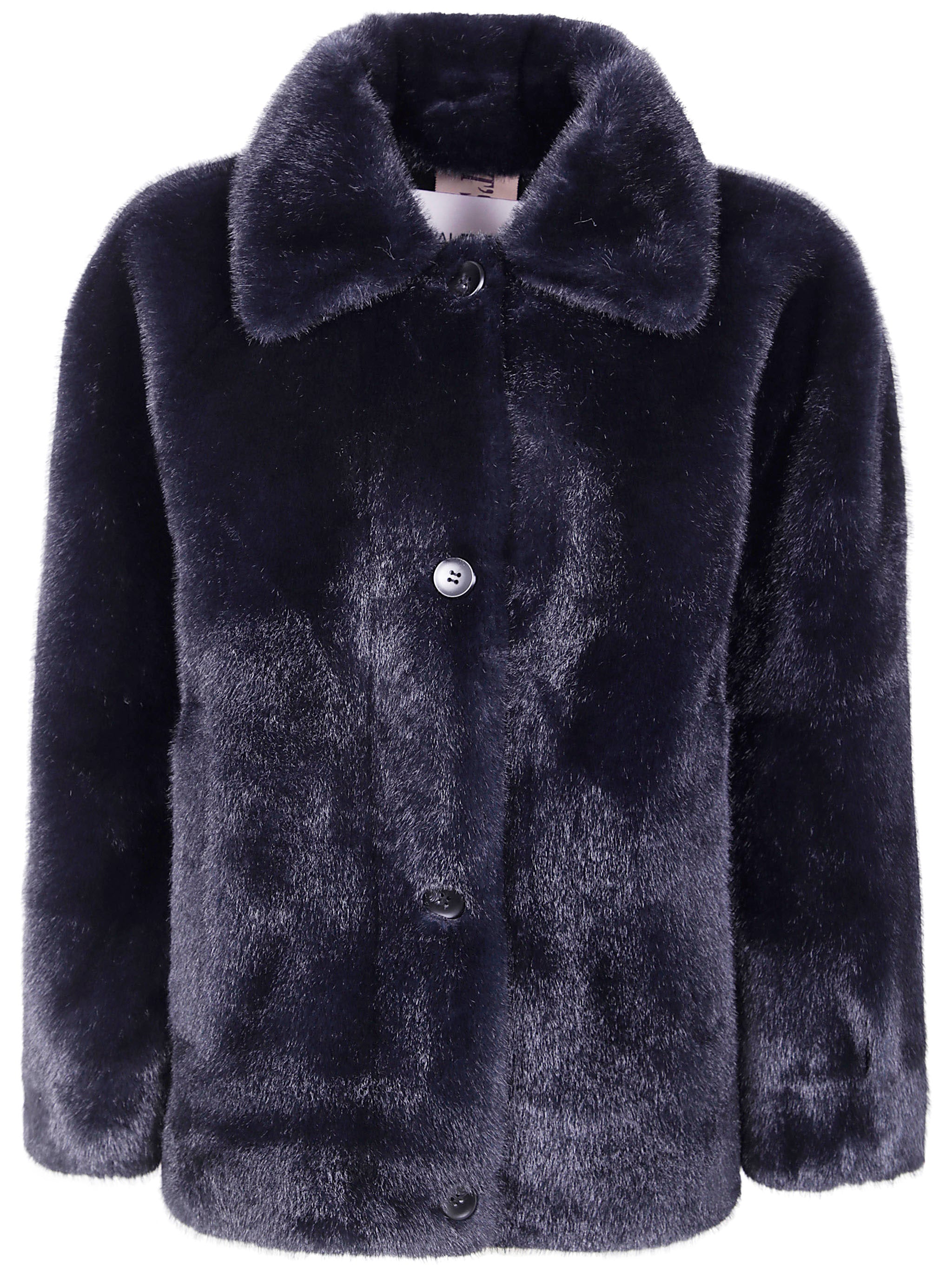 VALENTINI 1972 Mini Eco Mink Short Faux Fur Coat