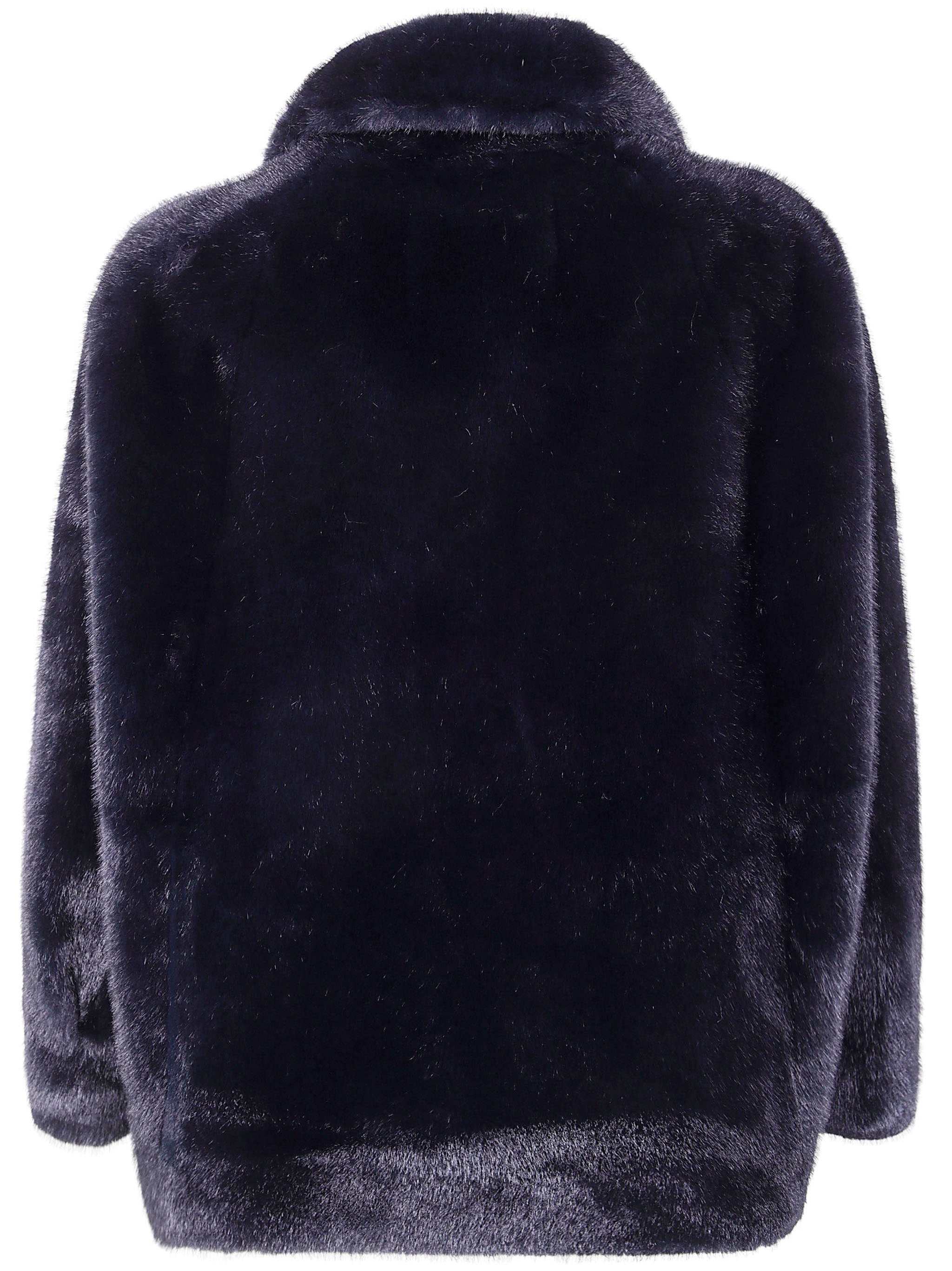 VALENTINI 1972 Mini Eco Mink Short Faux Fur Coat