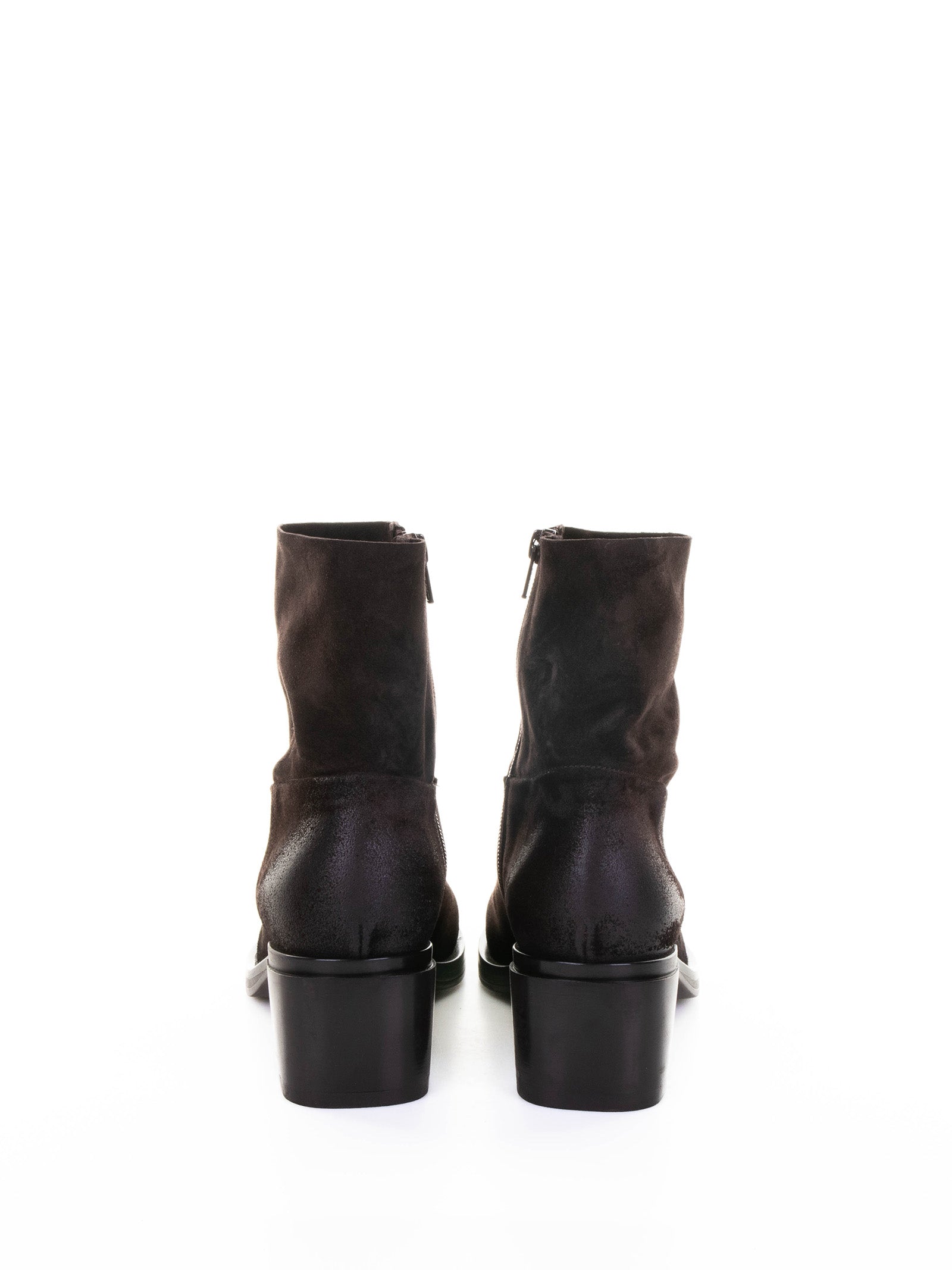 ELENA IACHI Suede Ankle Boot with Rubber Sole