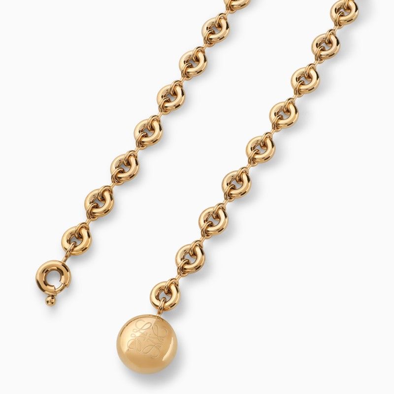 LOEWE Stylish Gold Chain Belt