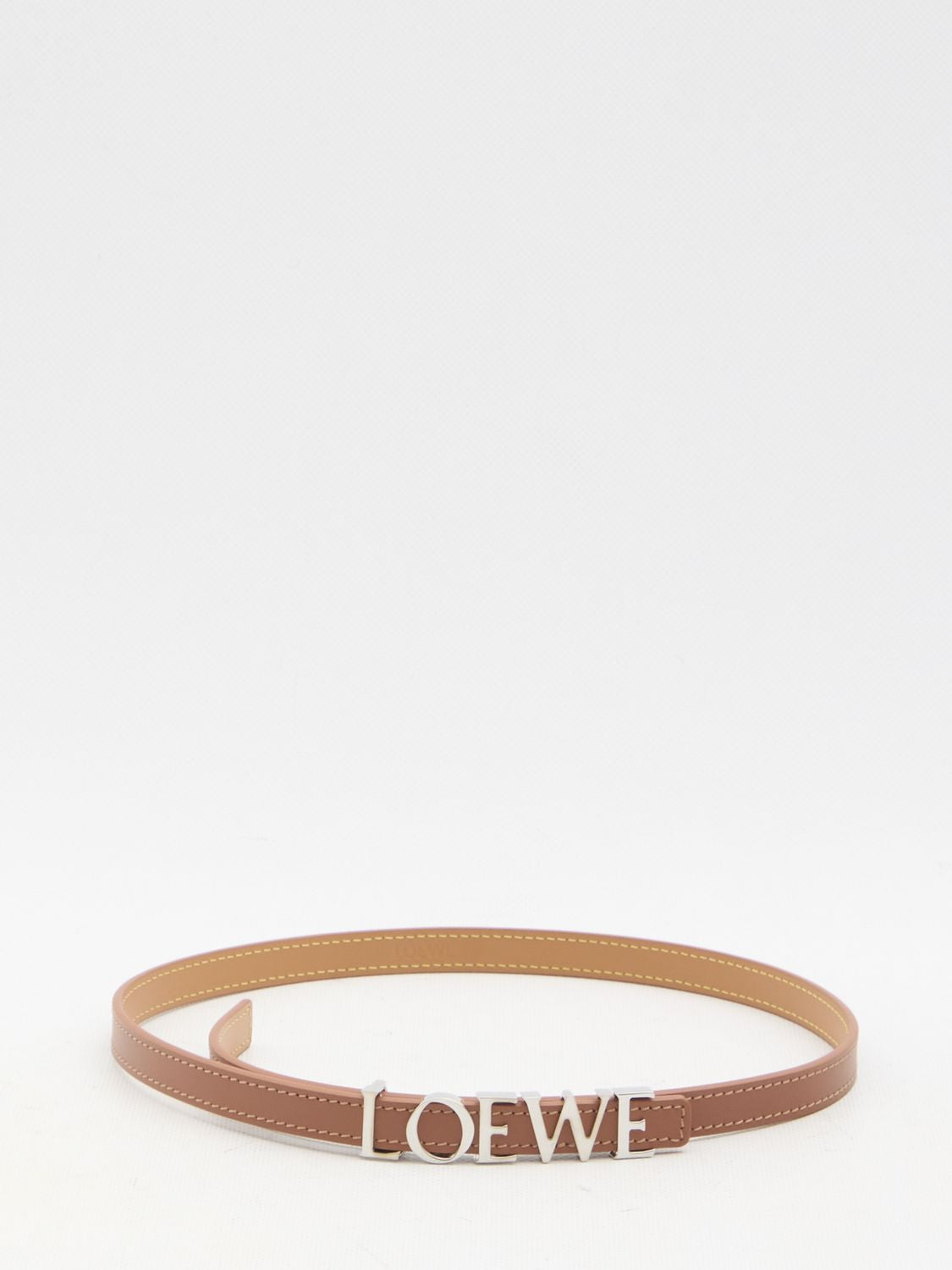 LOEWE Smooth Calfskin Women's Belt - 1.5cm Height