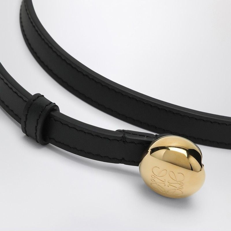 LOEWE Pebble Anagram Leather Belt