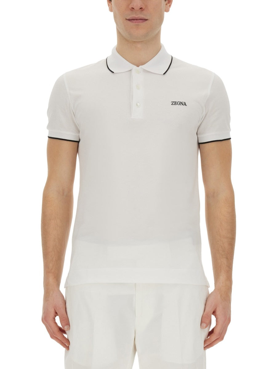 ZEGNA Classic Logo Polo Shirt for Men