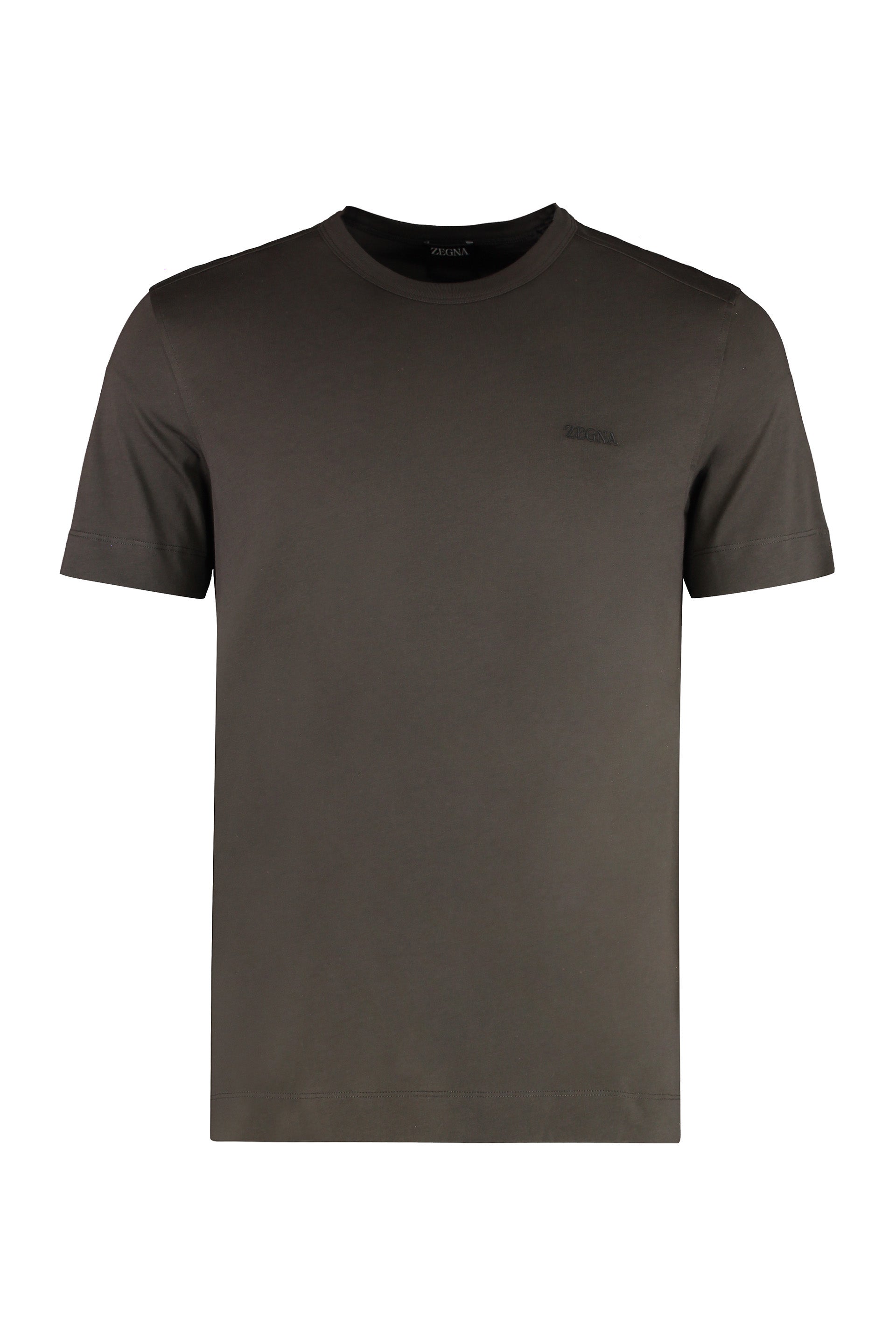 ZEGNA Cotton Crew-Neck T-Shirt for Men