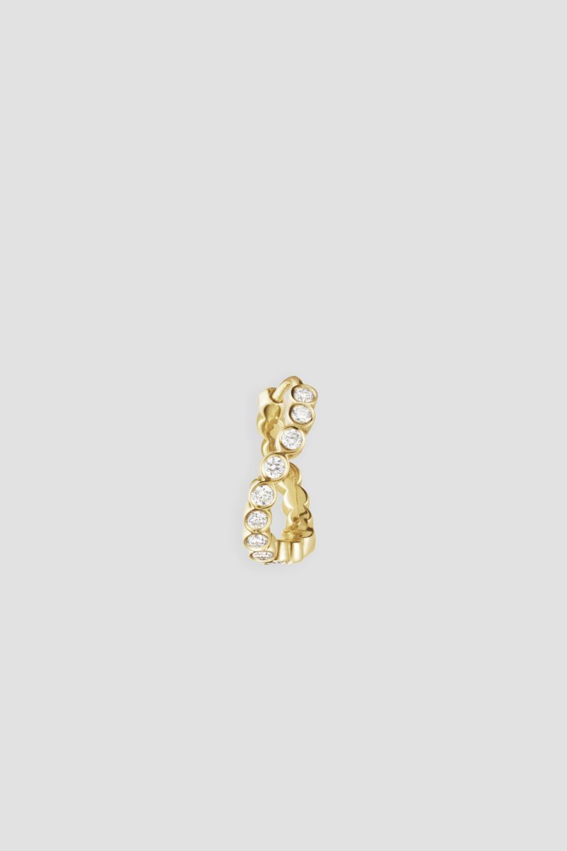 SOPHIE BILLE BRAHE Mini Unique 18K Gold Diamond Earrings