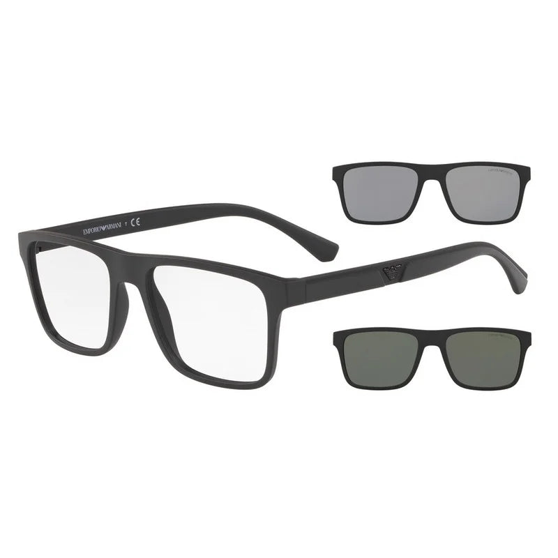 EMPORIO ARMANI Sleek Acetate Sunglasses for Men