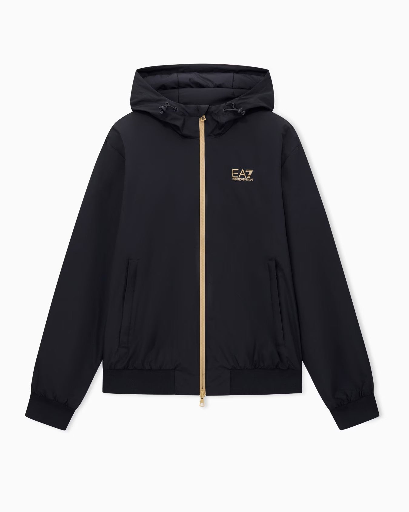 EA7 EMPORIO ARMANI Men's Stylish Drawstring Bomber Jacket