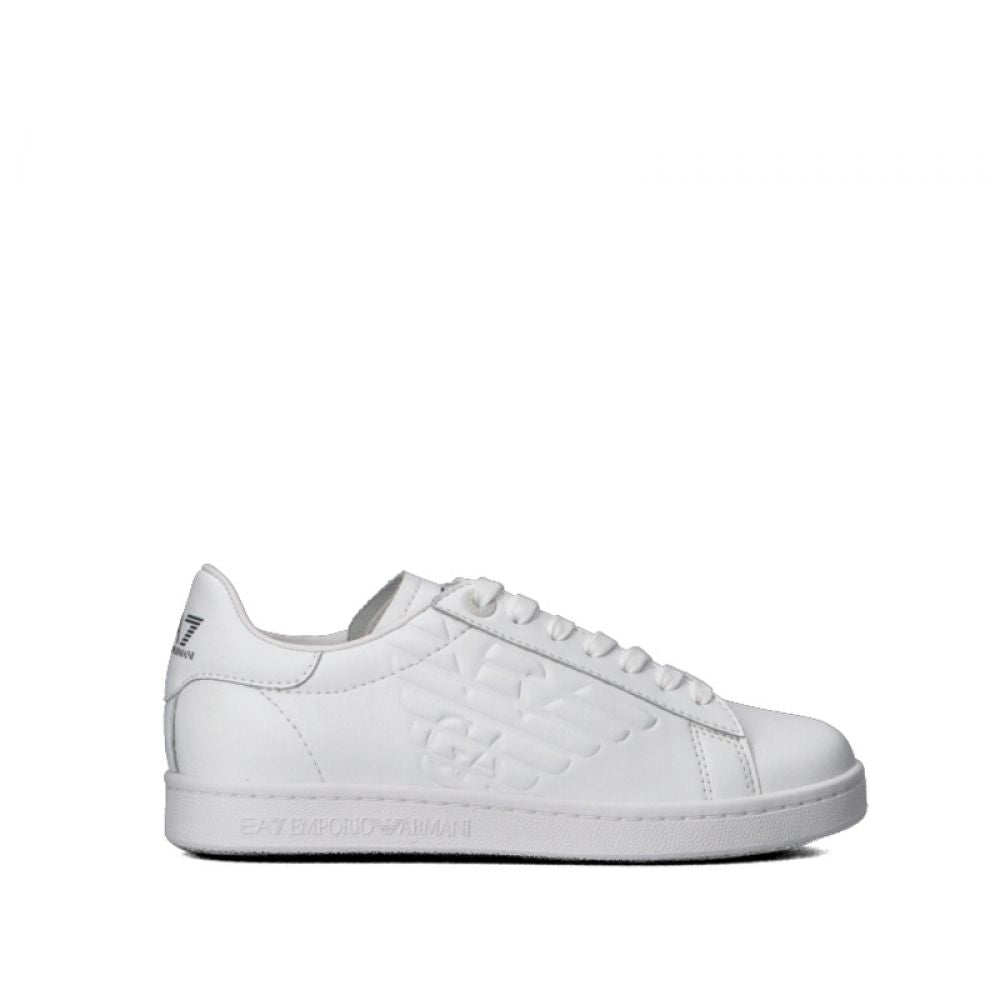 EA7 EMPORIO ARMANI Stylish Leather Sneakers for Men