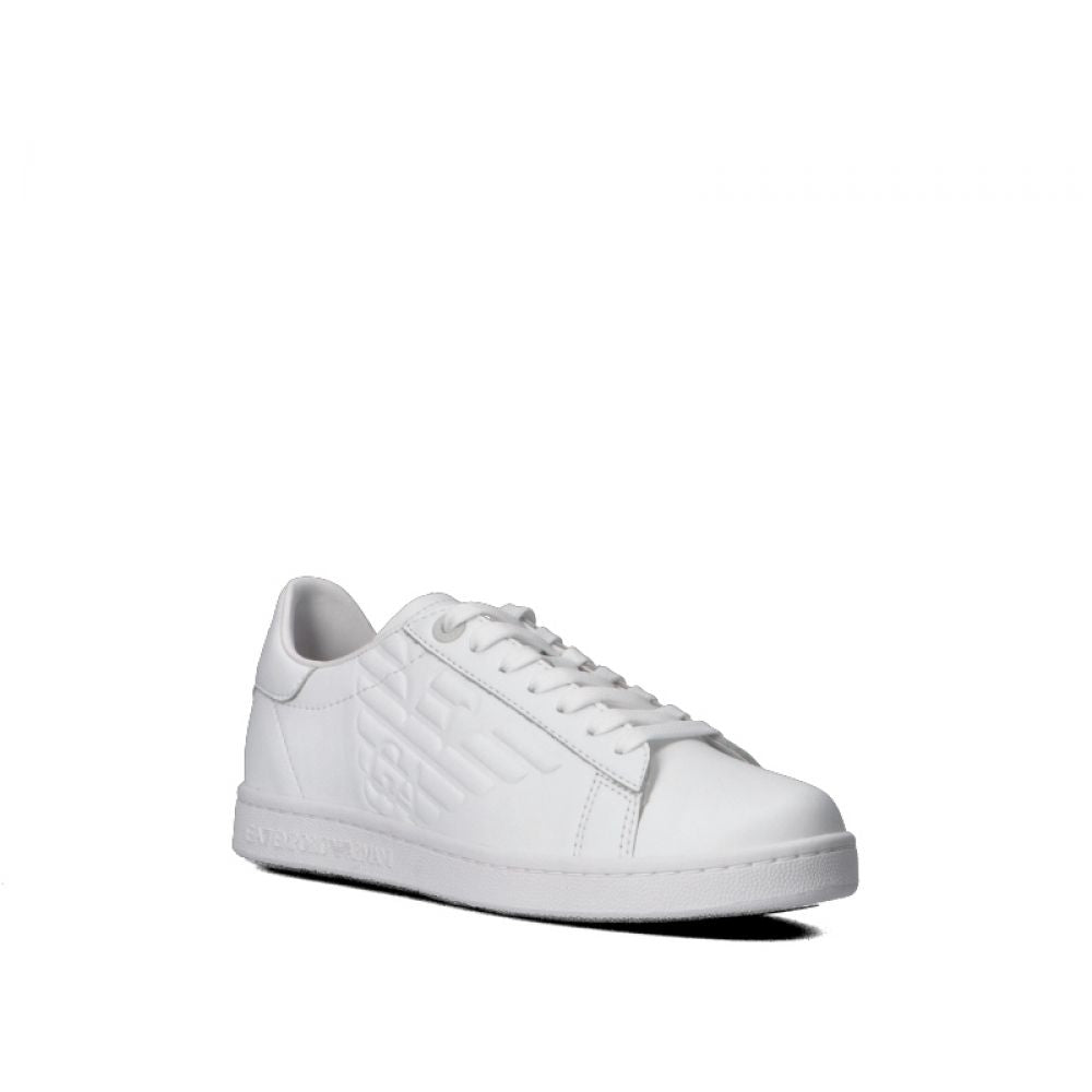 EA7 EMPORIO ARMANI Stylish Leather Sneakers for Men