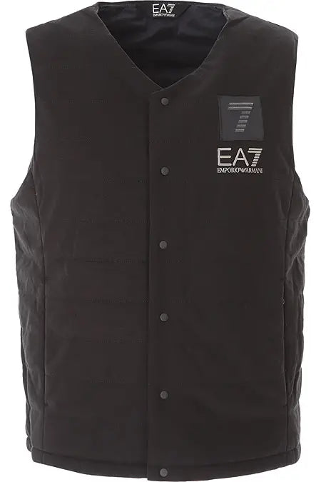 EA7 EMPORIO ARMANI Men's Sleek Sleeveless Jacket