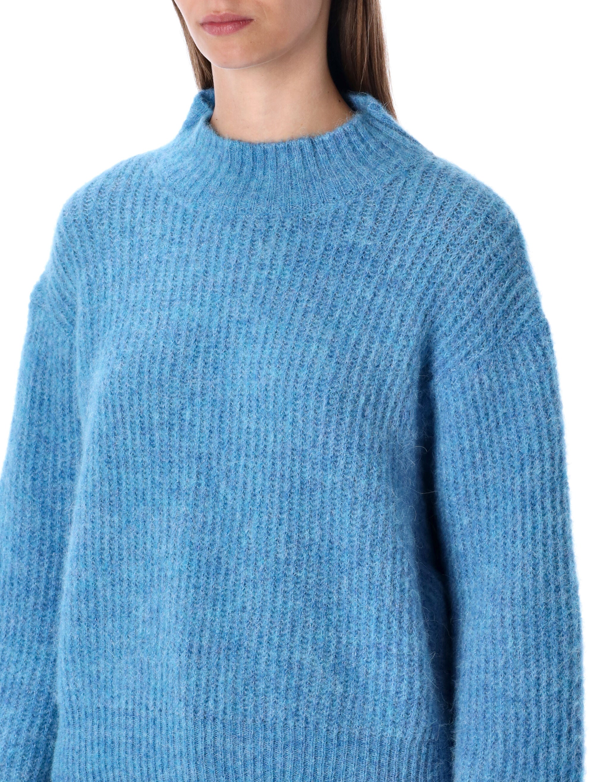 AMERICAN VINTAGE Women's Oversized Cropped Puffball Jumper