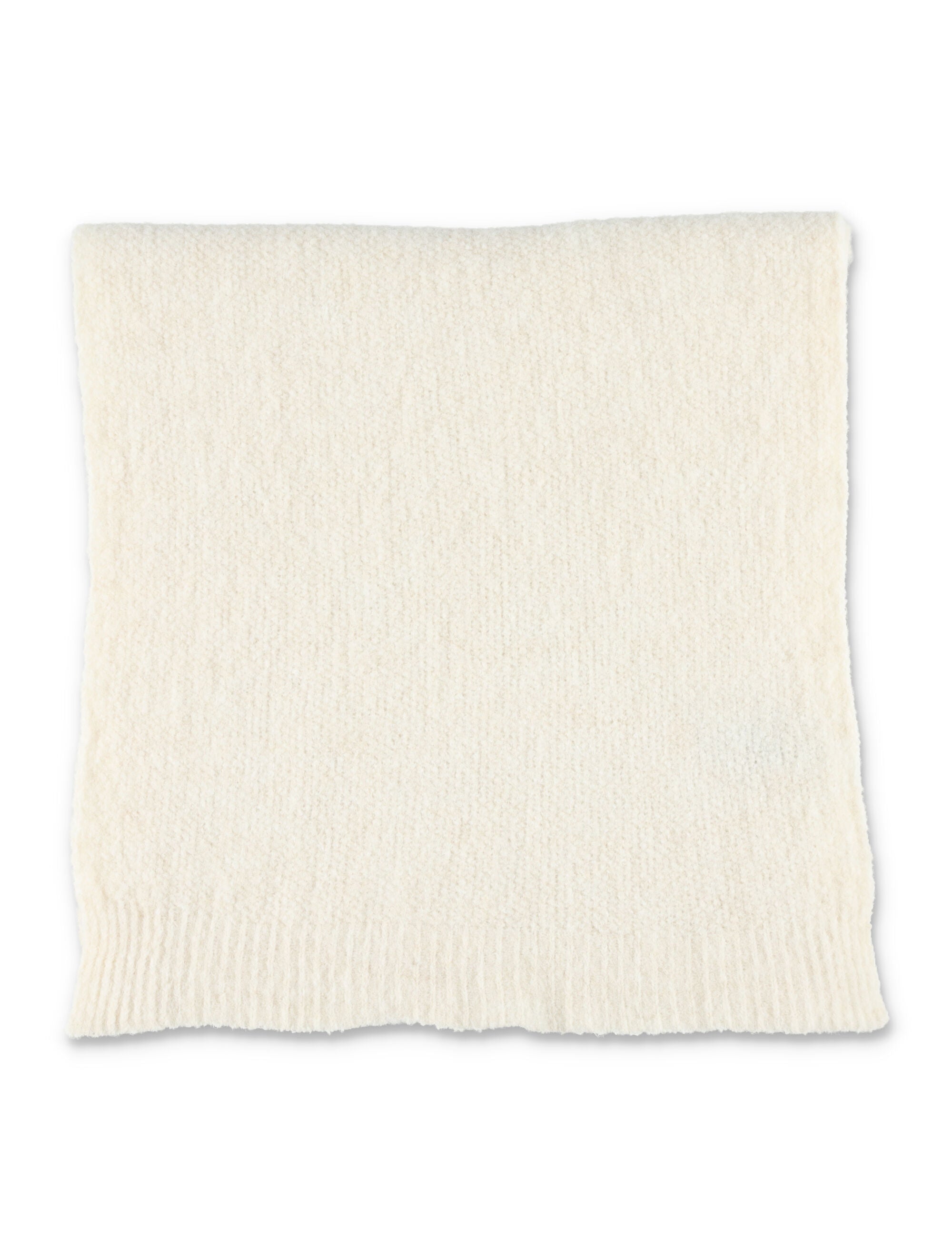 AMERICAN VINTAGE Soft Wool-Blend Scarf with Ribbed Edges - 168 cm x 40 cm