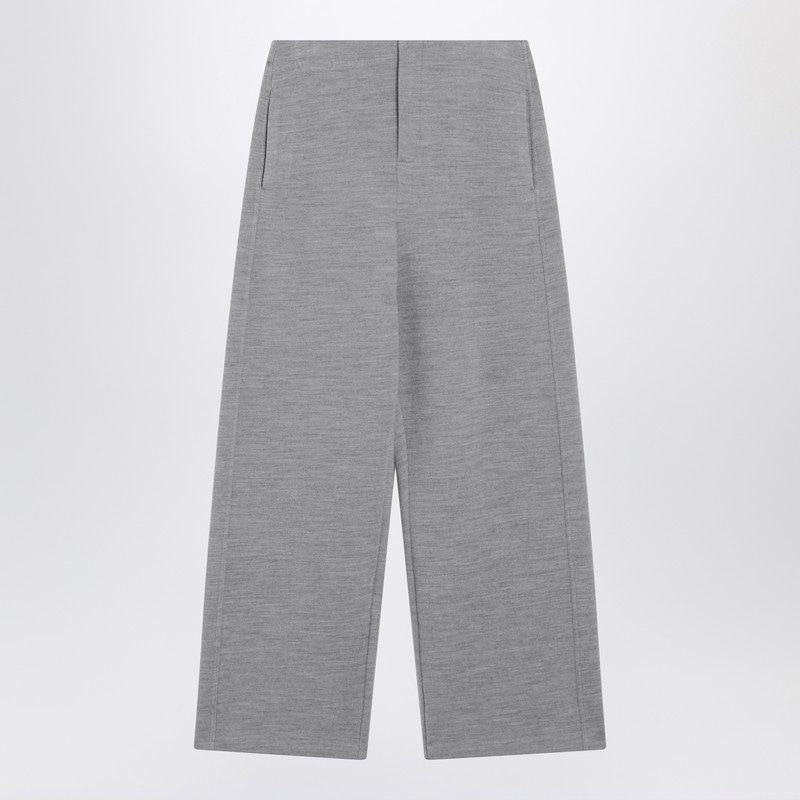 MAX MARA Cropped Wool-Cotton Blend Trousers for Women