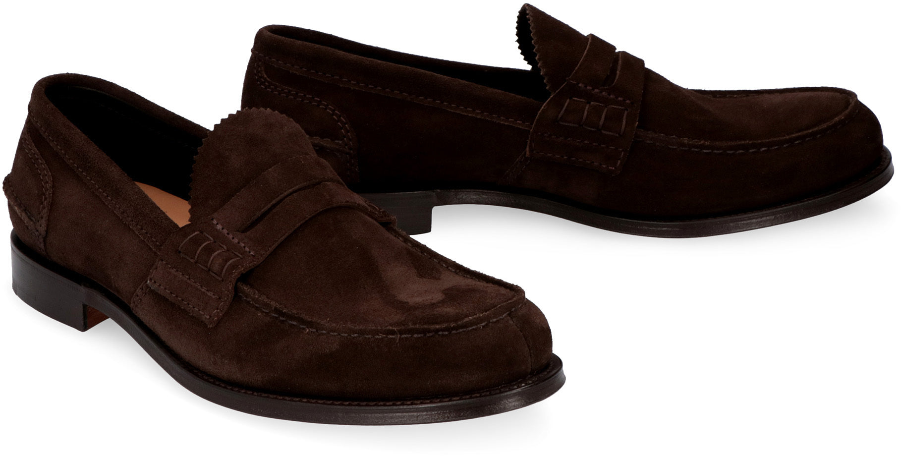CHURCH'S Men's Pemble Suede Penny Loafer