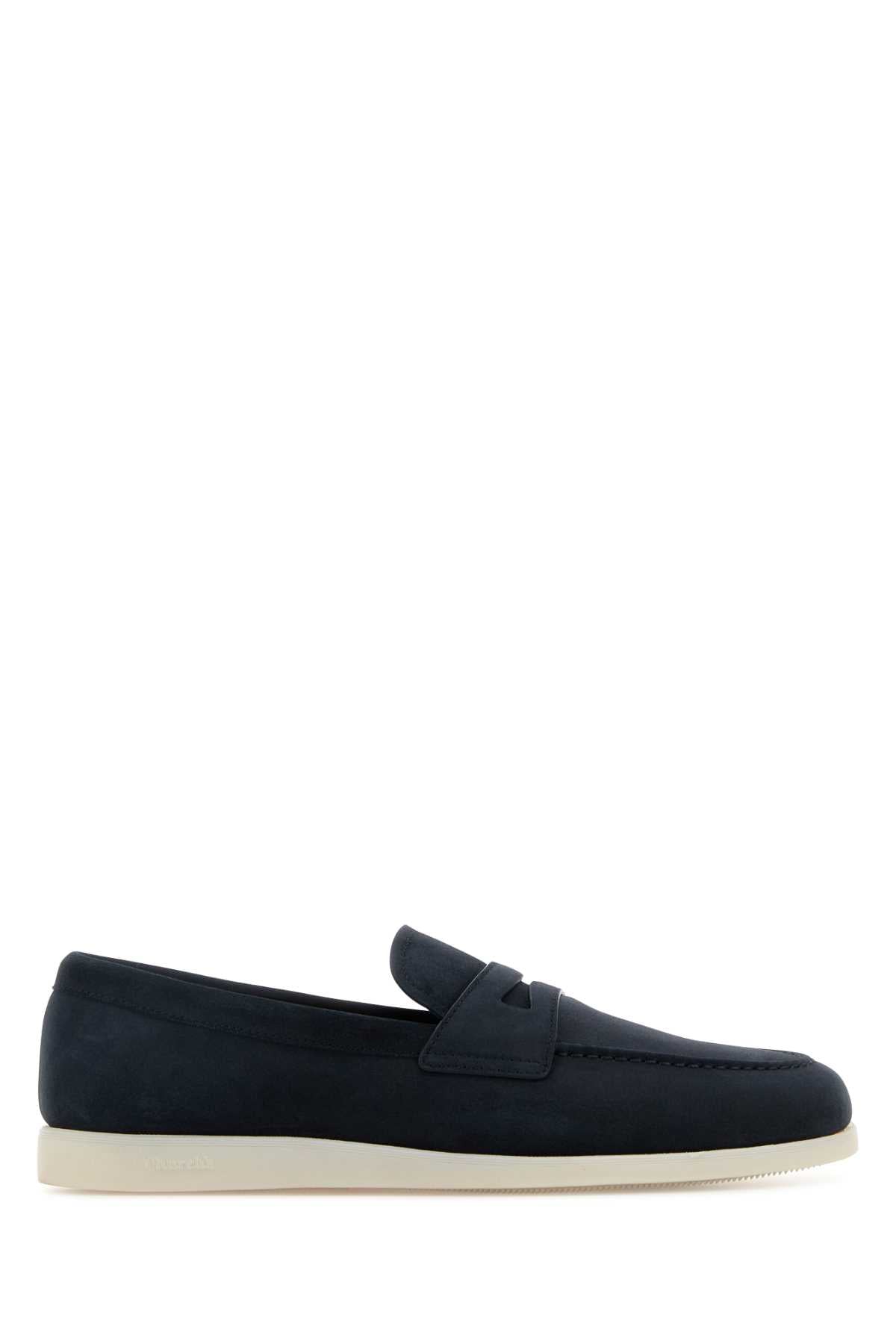CHURCH'S Men's Suede Loafers - Classic Portsmouth Style