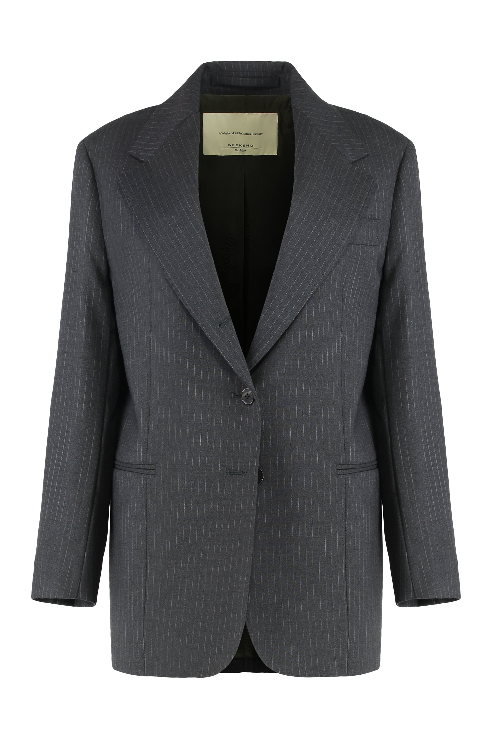 WEEKEND MAX MARA Classic Wool Fabric Blazer